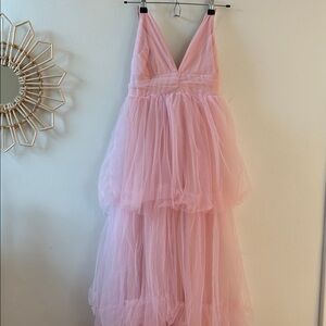 Lulu's Blush Pink Tulle Dress